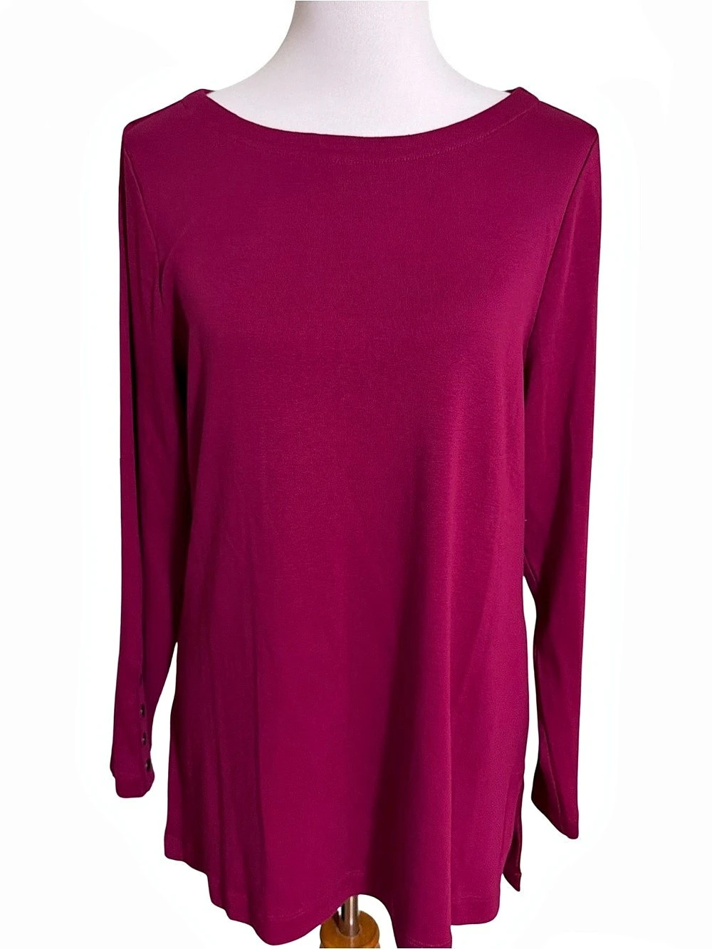 Chico’s Long Sleeve Top in Hot Pink